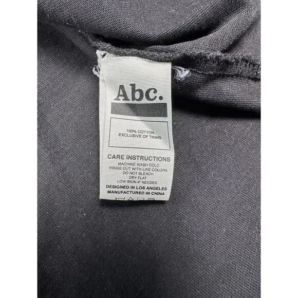 Advisory Board Crystals Mens Large Black Abc 123 Pocket Long Sleeve Streetwear